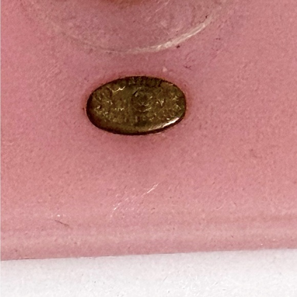 Pink Chanel Square Earrings - Picture 4 of 5